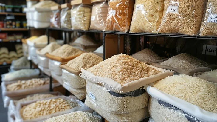 Raw Nigerian foodstuff